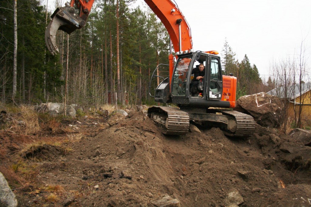 stenplockningen av Skålbovägen